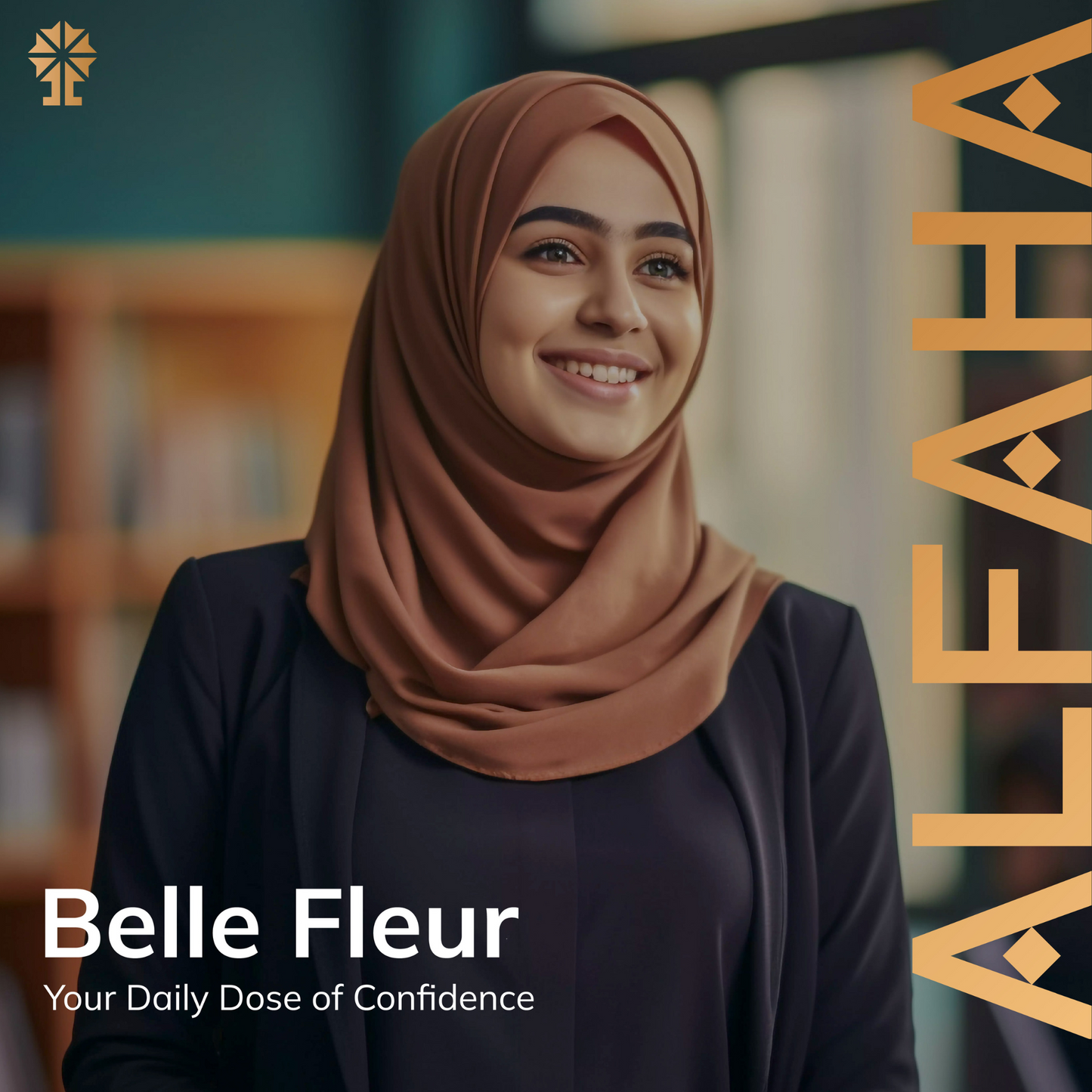 ALFAHA™ Belle Fleur in a lifestyle setting, perfect for daily wear, with a fresh and elegant citrus-floral profile for work, brunch, or casual outings.