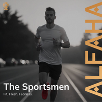 ALFAHA™ The Sportsmen in action – the perfect fragrance to keep athletes fresh and motivated throughout workouts and outdoor activities.