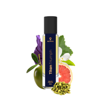 ALFAHA™ Titan Triumph Eau De Parfum 50ml bottle – a sophisticated fragrance that combines freshness with woody depth, designed for confident men.