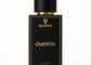 Omerta by ALFAHA – 50ml men’s perfume bottle, leathery woody Eau de Parfum on white background